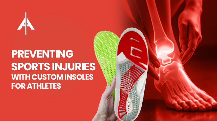 Aline custom insoles for athletes reducing sports-related pain.