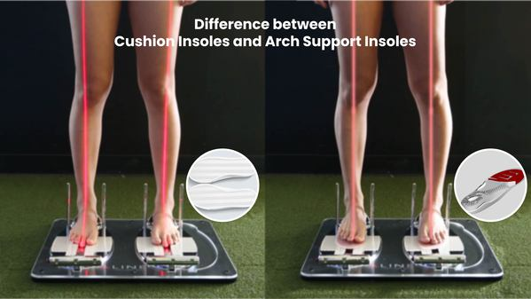 Difference between Cushion Insoles and Arch Support Insoles