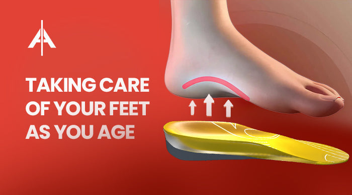 Taking care of your feet as you age.